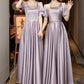 Lila Elegante Mode Lange Satin Ballkleid Abendkleid Partykleid Brautjungfernkleider Ballkleid gh3996