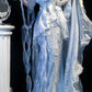 Elegantes, langes Abendkleid im Retro-Stil, Meerjungfrauen-Prinzessinnen-Maximalismus gh6846