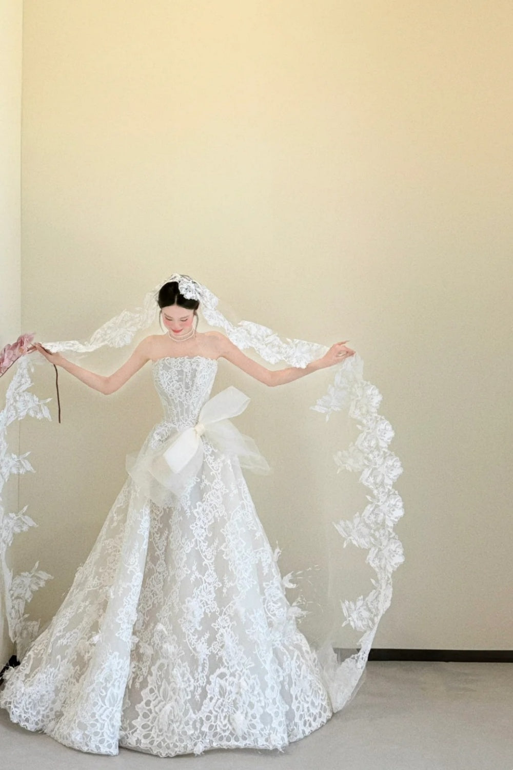 girlhomeshops- Exquisite Lace Long Wedding Dress gh5964