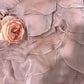 Robe de soirée longue élégante en mousseline de soie, motif floral lilas, robe de demoiselle d'honneur, gh4463