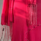 girlhomeshops – (Inklusive passendem Schal) Neues elegantes, rosafarbenes Abendkleid gh6116