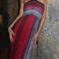 girlhomeshops--Green Sparkling Holiday-Style Halter Dress gh5589