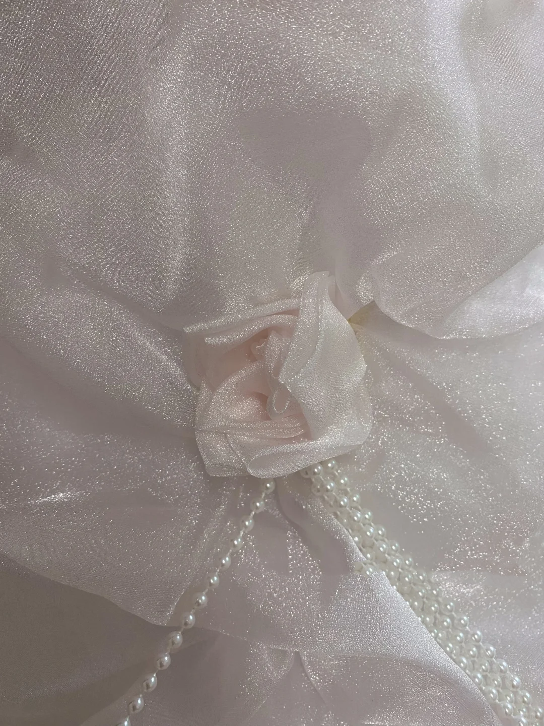 Off-white strapless elegant romantic gown with cinched waist and fluffy princess skirt, wedding dress & bridal gown gh8256