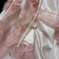 Light Pink Off-the-Shoulder Luxury Romantic Gown, Cinched Waist, Voluminous Vintage Skirt, Wedding Dress & Bridal Gown gh8257