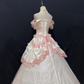 Light Pink Off-the-Shoulder Luxury Romantic Gown, Cinched Waist, Voluminous Vintage Skirt, Wedding Dress & Bridal Gown gh8257