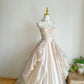 Rosa Wunderschöne Elegante Exquisite Perlen A-Linie Off Schulter Lange Tüll Ballkleid Abendkleid Brautkleid gh3415