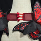 Girlhomeshops-Red black gradient retro fashion butterfly fairy exquisite long backless evening dress tulle prom dress gh5355