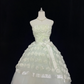 Light Green Gradient Fresh Strapless Cinched Waist Voluminous Princess Skirt Vintage Romantic Dress, Wedding Gown gh8039