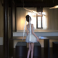 Women Sweet White Wide Strap Square Neck Homecoming Dress Satin Bodice Fluffy Cloud Tulle Short Party Dress gh9416