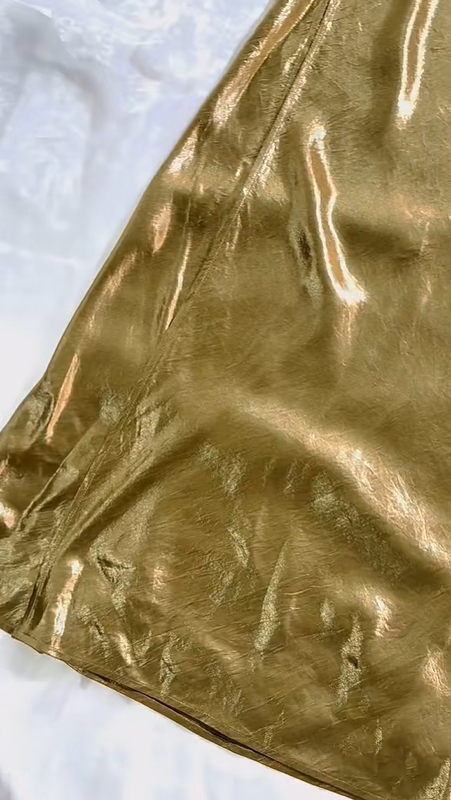 Classical Gold Rhinestone Fitted Waist Slim Long Prom & Evening Party Dress gh8515