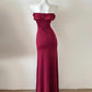 Robe de soirée longue en satin violet, élégante et sexy, fendue, robe de bal, gh4052