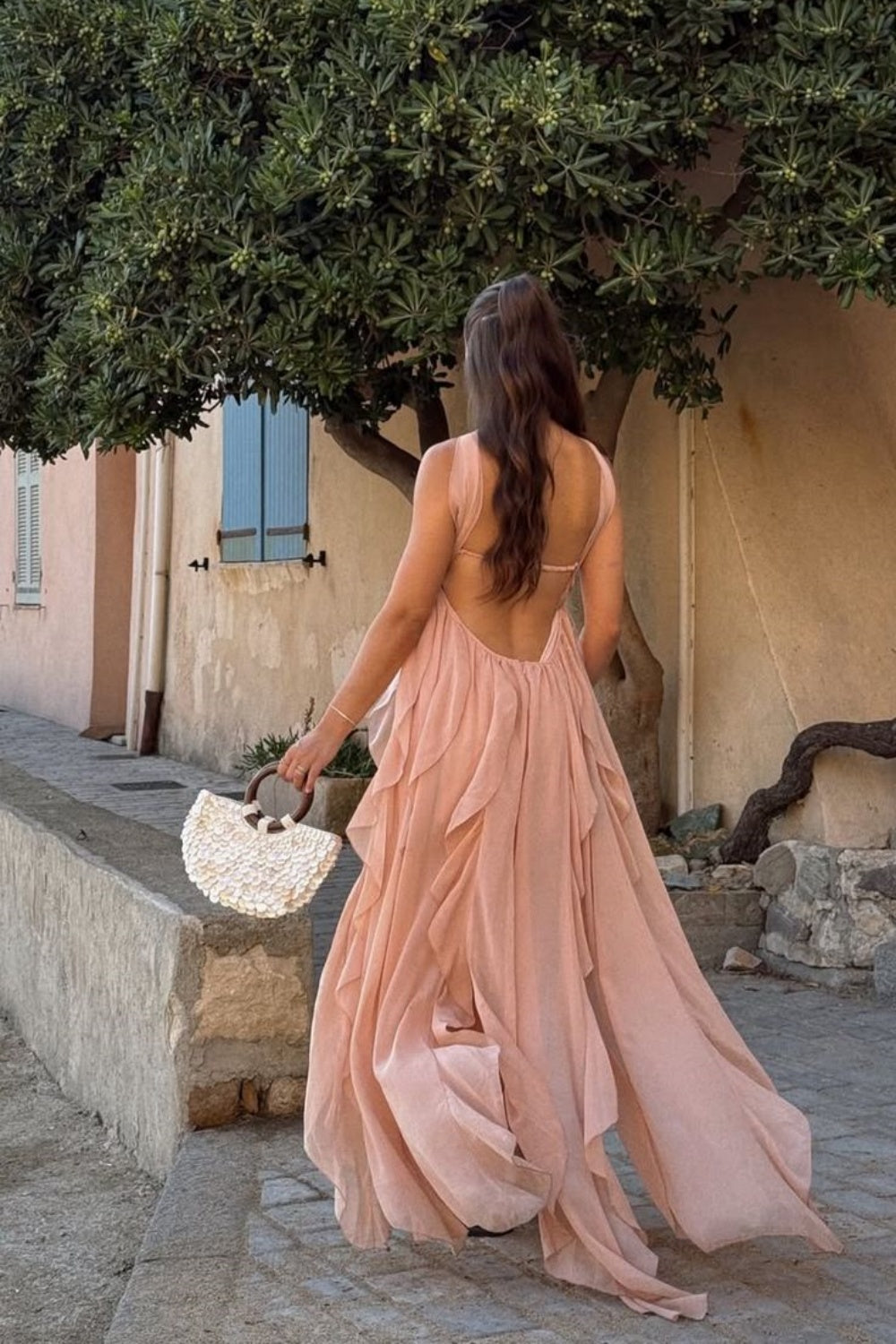 girlhomeshops-Beach vacation dress, wedding guest dress, party dress, casual dress, comfortable dress, fashionable outfitgh5857