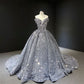 Silver/Red/Green Shiny Gorgeous Sequined Long Prom Dress Evening Dress Off Shoulder Adult Ceremony Dress gh3128