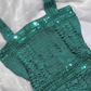 Elegant Vintage Forest Green Spaghetti Strap Fitted Waist Slim Short Prom & Evening Party Dress gh8509