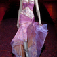 ✨Girlhomeshops-Purple Pink Ombre Strapless Floral Lace High Low Prom Dress With Beading gh10198