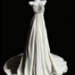 girlhomeshops – Weißes, zart besticktes, langes Tüll-Hochzeitskleid gh6286