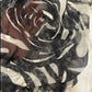 ♣️Blooming black roses gorgeous retro dark night rose dress Hepburn-feel long tulle ball gown evening dress gh4338