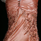 Light Pink Spaghetti Strap Fitted Waist Slim Satin Prom Dress, Evening Party Gown gh7312
