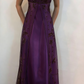 Robe de soirée longue en tulle, élégante et tendance, à bretelles spaghetti, style bal de promo, marron, gh3590