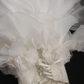 Retro Long Tiered Skirt White Strapless Formal Evening Dress gh7120