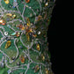 girlhomeshops-Fairy - Like Forest Green Crystal Floral Evening Dress gh5848
