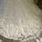 Girlhomeshops - Robe de bal de mariage longue et élégante en tulle et dentelle florale blanche gh5436