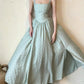 girlhomeshops--Green Simple And Elegant Polka Dot Long Formal Prom Dress gh5608