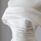 White simple fashion mermaid slim long satin wedding dress wedding dress prom dress evening dress gh4828