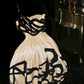 Champagne Black Floral Homecoming Dress Short Satin Ball Gown Evening Dress gh4426
