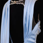 Girlhomeshops-Blue exquisite beading fashion long satin prom dress evening dress party dress gh5379