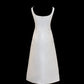 Girlhomeshops-White Delicate Floral Short Satin Homecoming Dress Birthday Dress gh5375