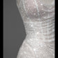 ✨Girlhomeshops-White Sparkling Elegant Mermaid Long Tulle Slimming Prom dress Evening Dress Party Dress gh4991