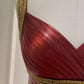 rotes Vintage-Lederkleid gh6796
