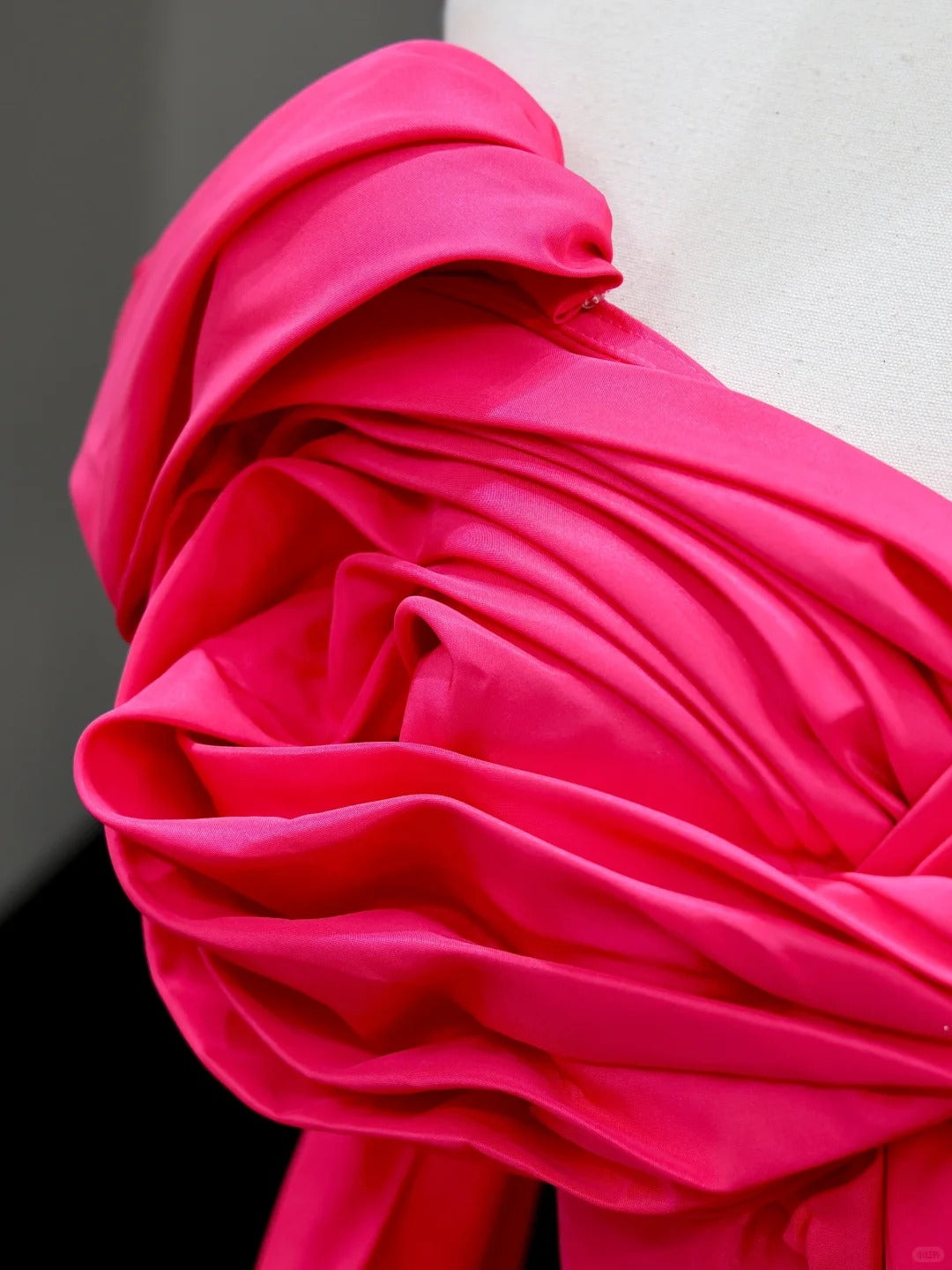 Girlhomeshops -Pink elegant long satin prom dress evening dress party dress gh5122