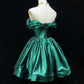Grünes Prinzessinnen-Juwelen-Kurzkleid, modisches Retro-Heimkehrkleid, Ballkleid, Abendkleid, gh4366