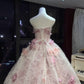 Une robe de princesse féérique ! Une robe girly 🌸 Une robe de fée rose à fleurs qui déborde de charme féminin gh6731