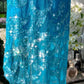 Blaues funkelndes Ballkleid, langes Chiffon-Ballkleid, Abendkleid, Geburtstagskleid, Hochzeitskleid, gh4528