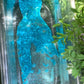 Blue sequined beaded long mermaid elegant chiffon homecoming dress prom dress evening dress birthday party dress date dress gh4684