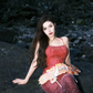 Red Burgundy Ombre Sequin Mermaid Long Evening Gown Spaghetti Straps Prom Dress gh9855