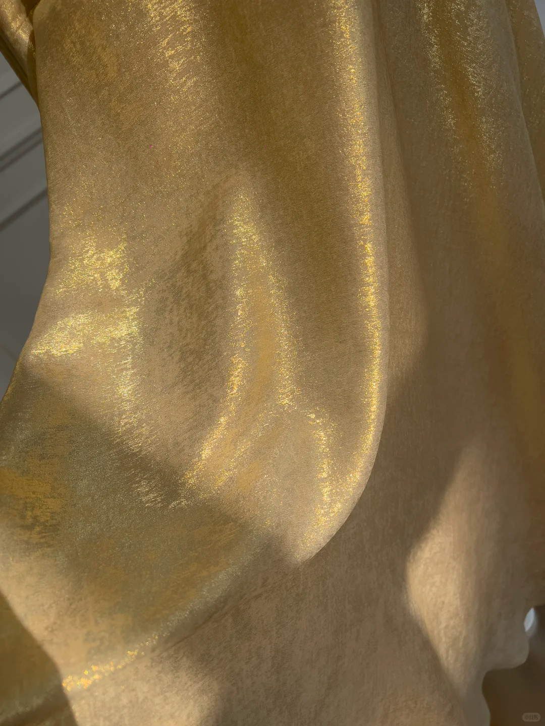 Gold Spaghetti Strap Long Evening Gown, Square Neck Ruched Bodice, Side Bow Sash Detail, High Waist, Draped A‑Line Midi Skirt, Metallic Jacquard Party Prom Dress gh8921