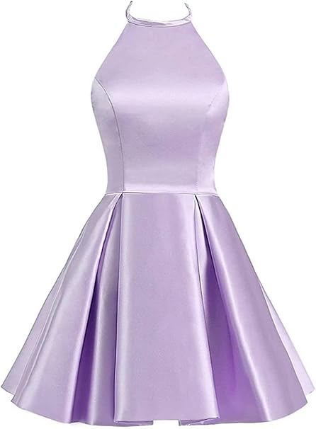 Blau/lila/rot süßes kurzes Satin-Ballkleid Homecoming-Kleid Geburtstagsparty-Kleid gh805