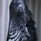 ✨Girlhomeshops-Black Silver Beaded Mermaid Long Prom Gown Flutter Sleeve High Low Hem Cocktail Dress gh10108