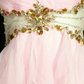 Light Pink Strapless Cinched Waist Short Prom Dress, Birthday Party Dress gh7186