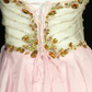 Light Pink Strapless Cinched Waist Short Prom Dress, Birthday Party Dress gh7186
