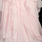 Light Pink Strapless Cinched Waist Short Prom Dress, Birthday Party Dress gh7186