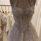 ✨Girlhomeshops🔥 Remise : 5 % de réduction sur les commandes de plus de 100 $ - Robe de soirée courte en tulle blanc ivoire avec perles gh4979