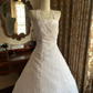 White Halter Waist-Cinched Voluminous Skirt Prom Gown, Evening Formal Dress, Graduation Gown gh7237
