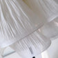 Robe de soirée courte en mousseline de soie fantaisie blanche, tenue de fête en plein air, gh4764