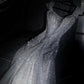 girlhomeshops--White gorgeous exquisite beaded long princess tulle prom dress ball gown gh5694
