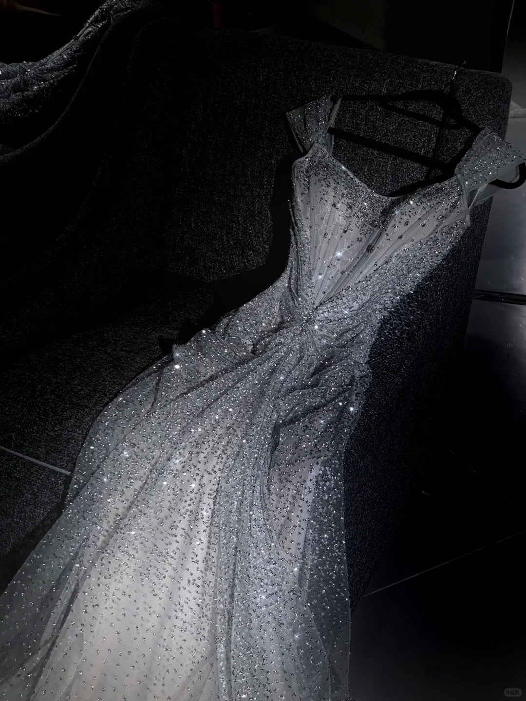 girlhomeshops--White gorgeous exquisite beaded long princess tulle prom dress ball gown gh5694